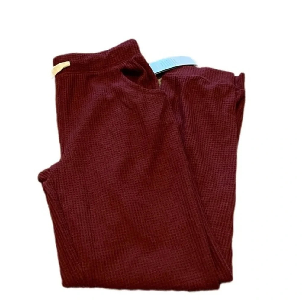 Girl’s Waffle Maroon Red Jogger/Lounge or Pajama Pant​